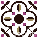 ENCAUSTIC POTTERY TILE GT 2764